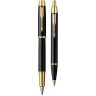 Подарочный набор PARKER: IM CORE BLACK GT - ручки перьевая и шариковая 2093216