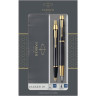 Подарочный набор PARKER: IM CORE BLACK GT - ручки перьевая и шариковая 2093216